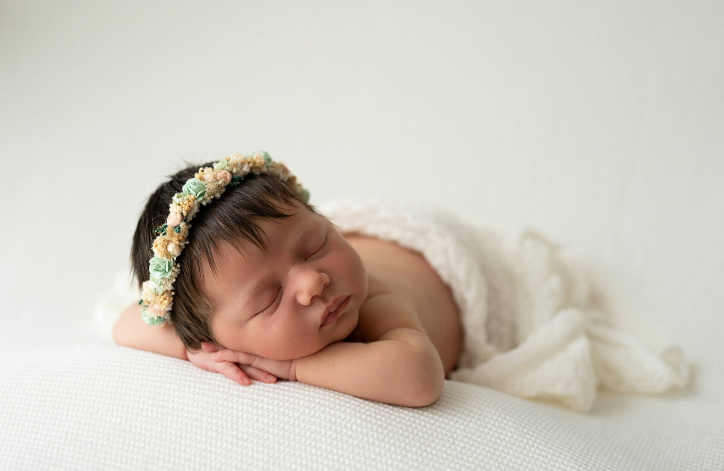 Newborn posing